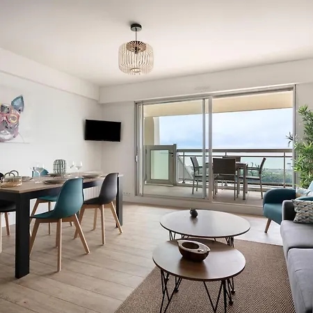 Vue - Balcon Face A L'ocean - Pour 4 Apartmán La Baule